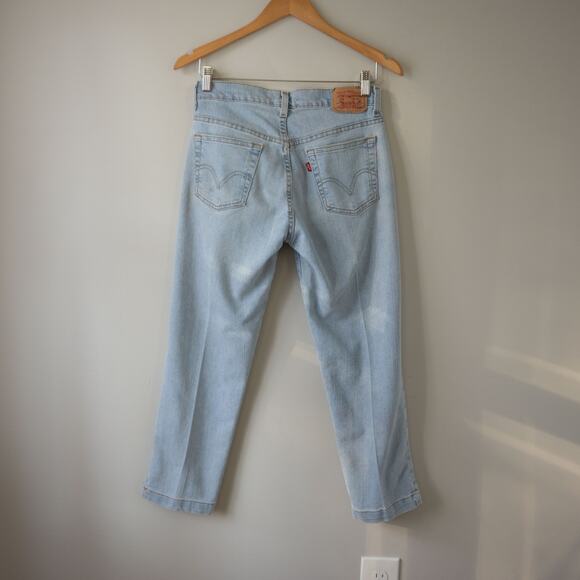 Vintage Y2K 2004 Levi's Classic Slim Stretch Crop Jeans - Picture 3 of 11